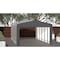 Shelterlogic ShelterTube Wind and Snow-Load Rated Garage, 12x23x8 Gray SQAACC0103C01202308 - alternate 1
